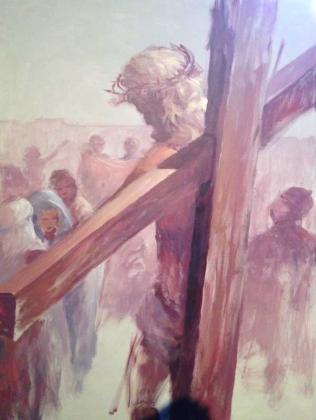Romeo Caseria's interpretation of “A View from the Cross.” (photo submitted) 